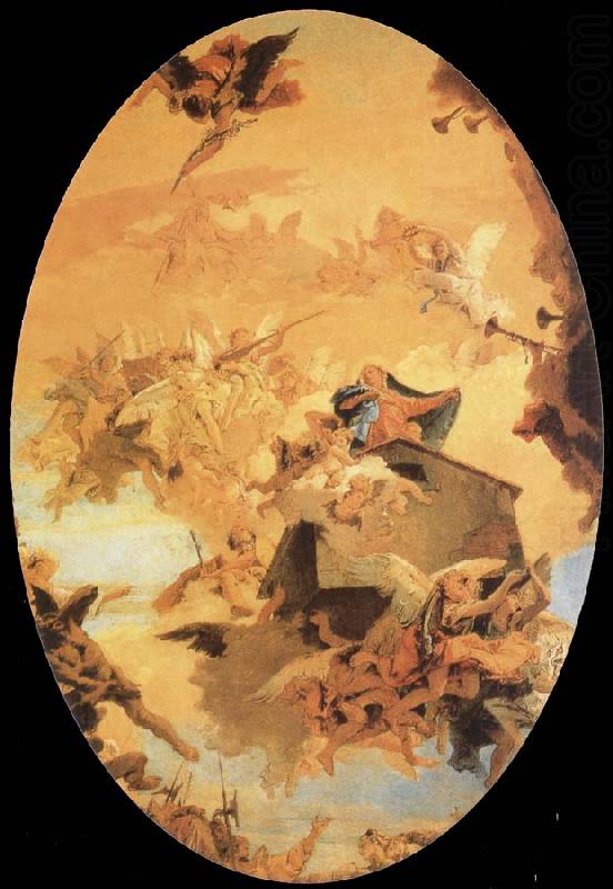 Giovanni Battista Tiepolo The traslacion of the holy house to Loreto china oil painting image